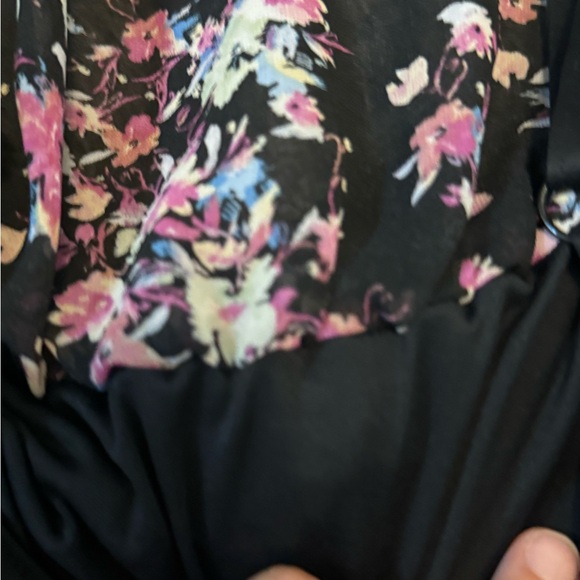 Torrid Black Floral Dress with Slip - Picture 10 of 13